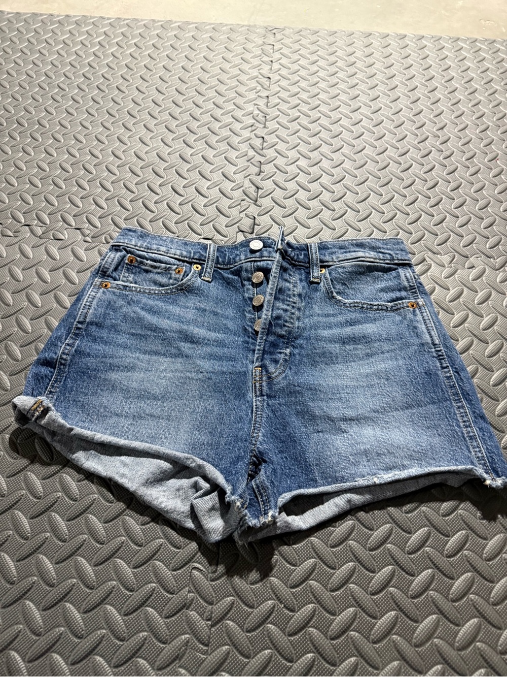 Gap Medium Blue Denim Button-Fly Jean